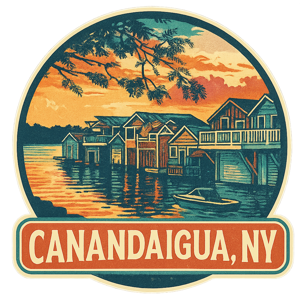 Boathouse Finger Lakes Sticker