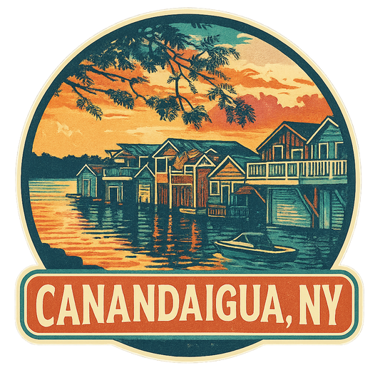 Boathouse Finger Lakes Sticker