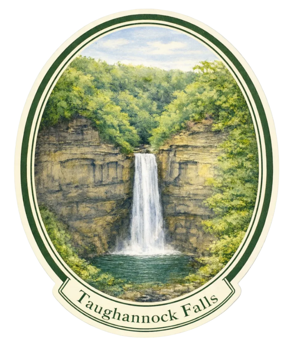 Sticker, Taughannock Falls