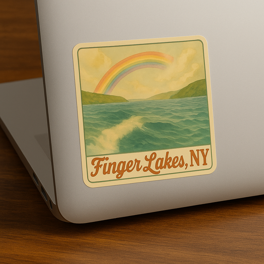 Rainbow Finger Lakes Sticker